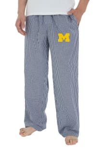 Concepts Sport Michigan Wolverines Mens Navy Blue Tradition Sleep Pants