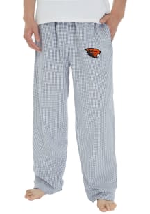 Women's Concepts Sport Black/Gray Oregon State Beavers Ultimate Flannel  Sleep Shorts