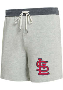 St Louis Cardinals Mens Grey Domain Shorts