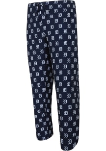 Detroit Tigers Mens Navy Blue Gauge Sleep Pants