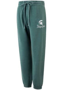 Michigan State Spartans Womens Volley Green Sweatpants