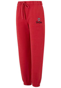 Ohio State Buckeyes Womens Volley Red Sweatpants