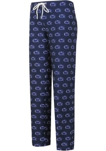 Penn State Nittany Lions Womens Navy Blue Gauge Loungewear Sleep Pants