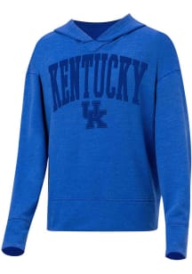 Kentucky Wildcats Womens Blue Volley Hooded Sweatshirt