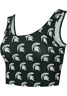 Concepts Sport Michigan State Spartans Womens Green Gauge Tank Top