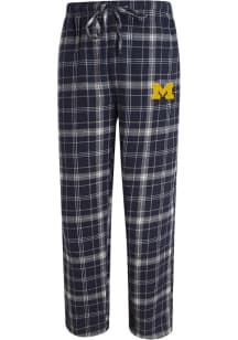 Michigan Wolverines Mens Navy Blue Primary Logo Sleep Pants