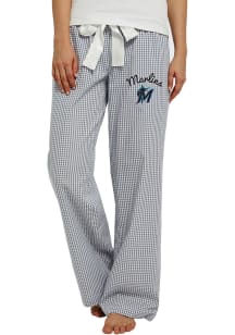 Concepts Sport Miami Marlins Womens Grey Tradition Loungewear Sleep Pants