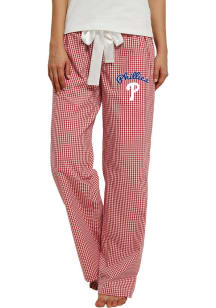 Concepts Sport Philadelphia Phillies Womens Red Tradition Loungewear Sleep Pants