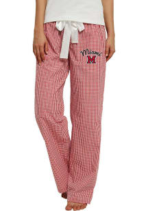 Concepts Sport Miami RedHawks Womens Red Tradition Loungewear Sleep Pants