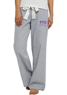 Concepts Sport TCU Horned Frogs Womens Grey Tradition Loungewear Sleep Pants