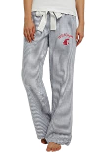 Concepts Sport Washington State Cougars Womens Grey Tradition Loungewear Sleep Pants