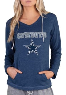 Concepts Sport Dallas Cowboys Womens Navy Blue Mainstream Hooded Sweatshirt