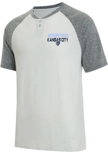 Sporting Kansas City White Domain Short Sleeve Fashion T Shirt