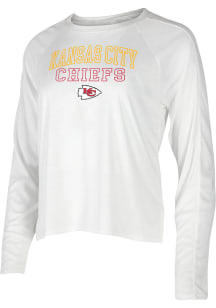 Kansas City Chiefs Womens White Gable Loungewear Sleep Shirt