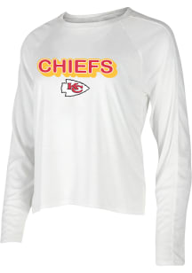 Kansas City Chiefs Womens White Gable Loungewear Sleep Shirt
