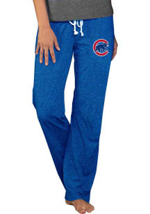 Concepts Sport Chicago Cubs Womens Blue Quest Knit Loungewear Sleep Pants