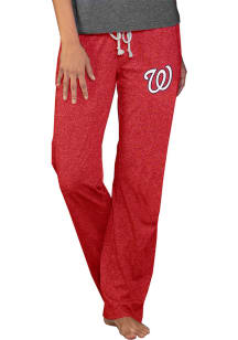 Concepts Sport Washington Nationals Womens Red Quest Knit Loungewear Sleep Pants
