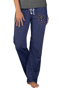 Concepts Sport Real Salt Lake Womens Navy Blue Quest Knit Loungewear Sleep Pants