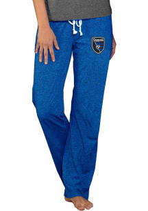 Concepts Sport San Jose Earthquakes Womens Blue Quest Knit Loungewear Sleep Pants