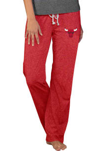 Concepts Sport Chicago Bulls Womens Red Quest Knit Loungewear Sleep Pants