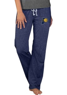 Concepts Sport Indiana Pacers Womens Navy Blue Quest Knit Loungewear Sleep Pants