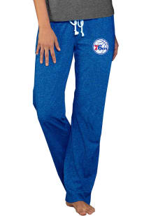 Concepts Sport Philadelphia 76ers Womens Blue Quest Knit Loungewear Sleep Pants