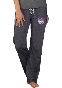 Concepts Sport Sacramento Kings Womens Charcoal Quest Knit Loungewear Sleep Pants