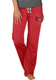 Concepts Sport Louisville Cardinals Womens Red Quest Knit Loungewear Sleep Pants