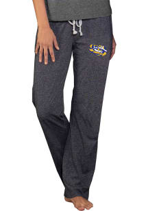 Concepts Sport LSU Tigers Womens Charcoal Quest Knit Loungewear Sleep Pants