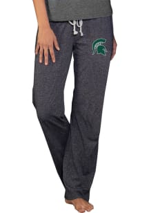 Concepts Sport Michigan State Spartans Womens Charcoal Quest Knit Loungewear Sleep Pants