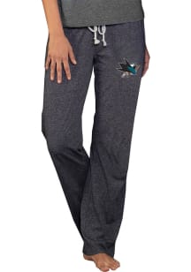 Concepts Sport San Jose Sharks Womens Charcoal Quest Knit Loungewear Sleep Pants