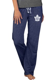 Concepts Sport Toronto Maple Leafs Womens Navy Blue Quest Knit Loungewear Sleep Pants