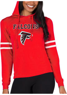 Concepts Sport Atlanta Falcons Womens Red Marathon Hooded Sweatshirt