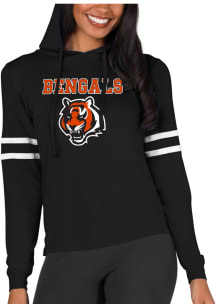 Concepts Sport Cincinnati Bengals Womens Black Marathon Hooded Sweatshirt