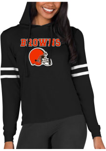 Concepts Sport Cleveland Browns Womens Black Marathon Hooded Sweatshirt