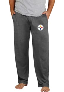 Pittsburgh Steelers Mens Grey Ultimate Flannel Sleep Pants