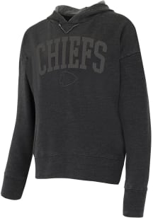 Kansas City Chiefs Womens Charcoal Volley Hooded Sweatshirt