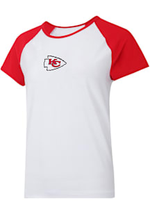 Kansas City Chiefs Womens White Gauge Short Sleeve T-Shirt