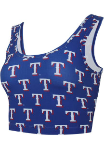 Texas Rangers Womens Blue Gauge Tank Top
