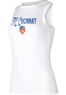 FC Cincinnati Womens White Dailey Tank Top