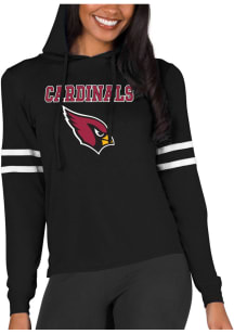 Concepts Sport Arizona Cardinals Womens Black Marathon Hooded Sweatshirt