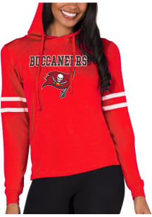 Concepts Sport Tampa Bay Buccaneers Womens Red Marathon Hooded Sweatshirt