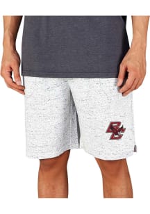 Concepts Sport Boston College Eagles Mens White Throttle Knit Jam Shorts