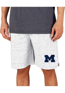 Concepts Sport Michigan Wolverines Mens White Throttle Knit Jam Shorts