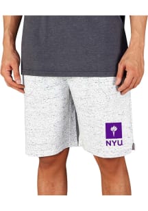 Concepts Sport NYU Violets Mens White Throttle Knit Jam Shorts