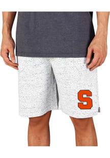 Concepts Sport Syracuse Orange Mens White Throttle Knit Jam Shorts