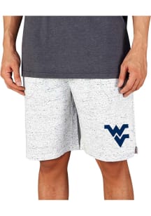 Concepts Sport West Virginia Mountaineers Mens White Throttle Knit Jam Shorts