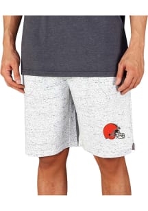 Concepts Sport Cleveland Browns Mens White Throttle Knit Jam Shorts
