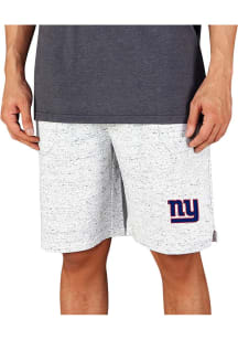 Concepts Sport New York Giants Mens White Throttle Knit Jam Shorts