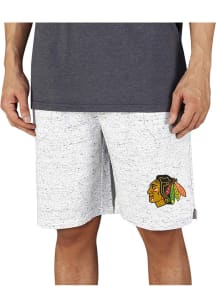 Concepts Sport Chicago Blackhawks Mens White Throttle Knit Jam Shorts